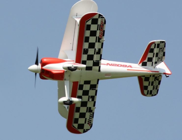 1-02130 TOMMY JR. Doppeldecker 90cm weiß/rot RR